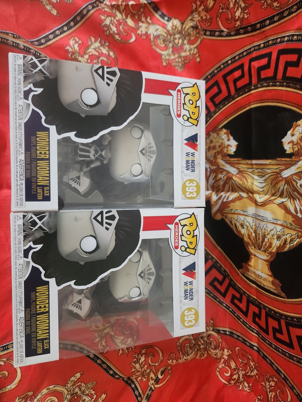 Funko Pop! Heroes Wonder Woman Vinyl Figure (Black, White) - Twin Pack